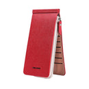 Ultra Thin Multi Card Wallet Multi Function Card Holder - Red