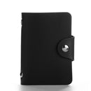 3 Pcs Upgraded Card Bag Transparent Business Card Holder With 12 Slots - Orange