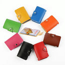 3 Pcs Upgraded Card Bag Transparent Business Card Holder With 12 Slots - Orange