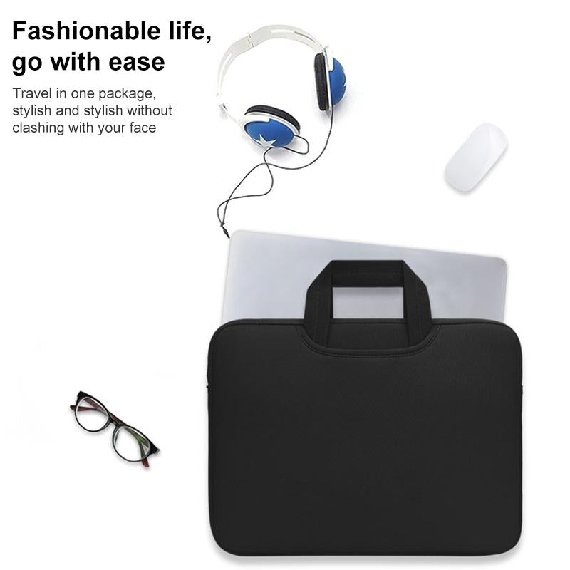 Portable Air Permeable Handheld Sleeve For 13.3 Laptops - 34X25.5X2.5Cm - Grey