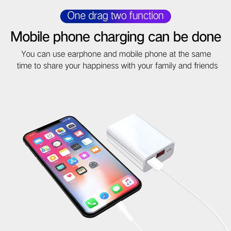 Wireless 3d Stereo Earphones with Bluetooth 5.0 - Black