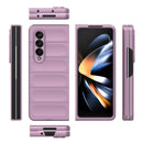 Foldable Shockproof Phone Case with Magic Shield - Slim Design - Purple
