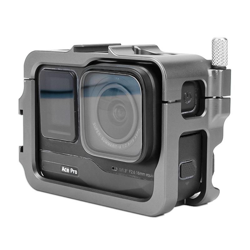 Aluminum Alloy Metal Rabbit Cage For Insta360 Ace Pro