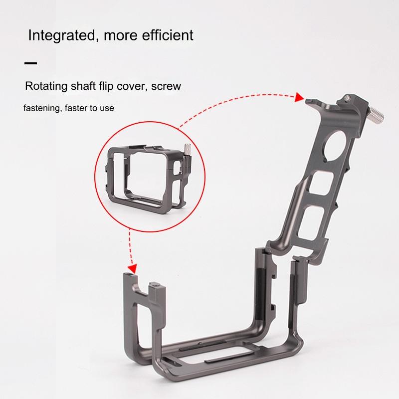 Aluminum Alloy Metal Rabbit Cage For Insta360 Ace Pro