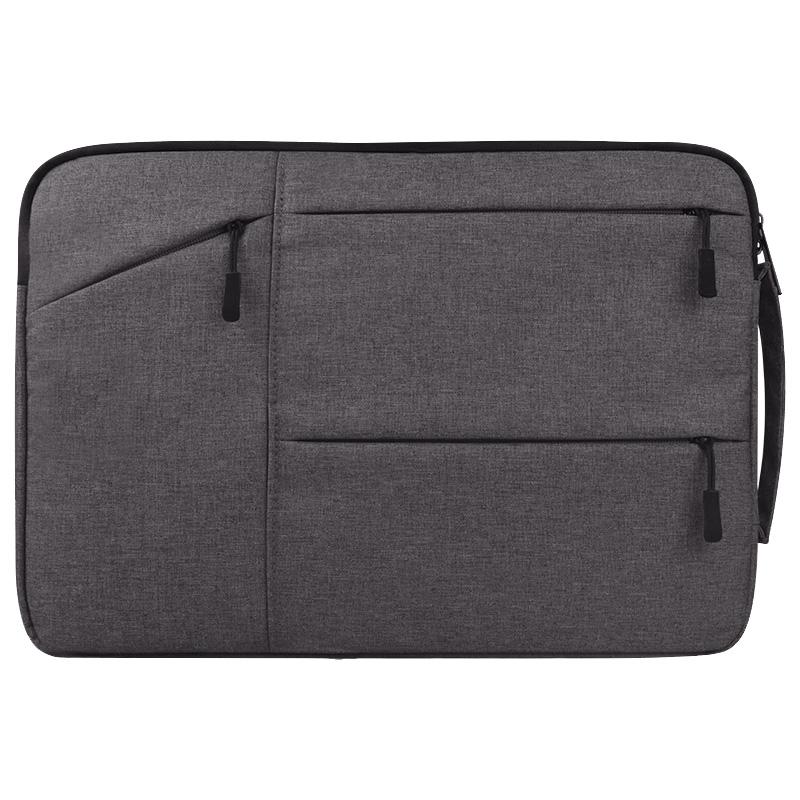 12 Laptop / Tablet Bag with Multiple Pockets - Portable & Durable - Grey