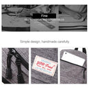 Versatile Canvas Laptop Backpack For 13-15 Inch - 36X25X10Cm - Grey