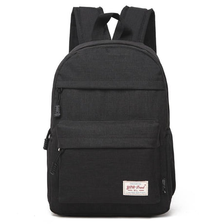 Versatile Canvas Laptop Backpack For 13-15 Inch - 36X25X10Cm - Grey