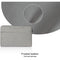 Waterproof Portable One-Shoulder Handbag For 14.1 Laptops With Hidden Zipper And Suitcase Belt - Light Grey