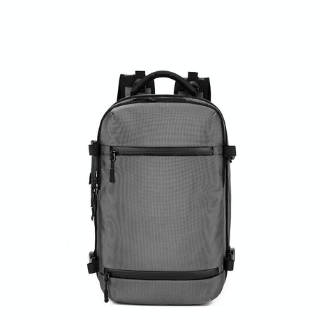 17 Inch Waterproof Usb Shoulder Backpack for Travel - Light Grey