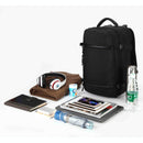 17 Inch Waterproof Usb Shoulder Backpack for Travel - Light Grey