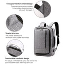 Multifunctional Oxford Laptop Backpack - Cxs-620 - Light Grey