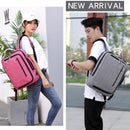 Multifunctional Oxford Laptop Backpack - Cxs-620 - Light Grey