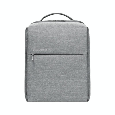 15.6-Inch Waterproof Laptop Backpack - Light Grey