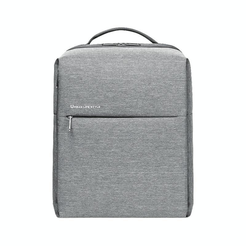 15.6-Inch Waterproof Laptop Backpack - Light Grey