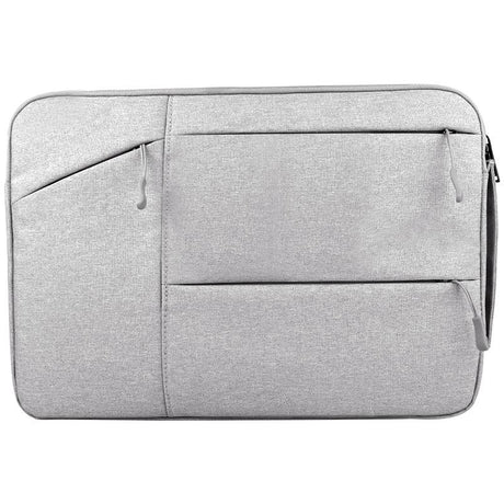 15.6 Inch Laptop Tablet Bag With Multiple Pockets - Portable And Stylish - Hc6579Lh 15.6 Inch Light Grey