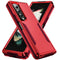 For Samsung Galaxy Z Fold4 5G Shockproof Pc Tpu Case - Red