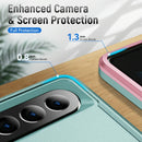 For Samsung Galaxy Z Fold4 5G Shockproof Pc Tpu Case - Red