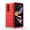 Foldable Shockproof Phone Case with Magic Shield - Slim Design - Wine Red