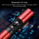 Wireless Tws Bluetooth V5.0 Earphones with Drawer Type S2 Design - Gold