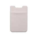 Lycra Phone Card Holder Stretch Back Sticker Wallet For Cards Bus Pass Bank Fits Most Phones - Brown