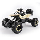 37cm Remote Control Bigfoot Climbing Car - 1 12 Alloy 4wd Cross-country Toy - Gold