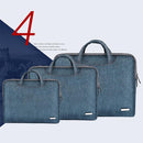 11.6 Inch Simple Business Laptop Bag With Liner - Ls-116 - Canvas Small Elephant Red