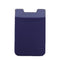 Lycra Phone Card Holder Stretch Back Sticker Wallet For Cards Bus Pass Bank Fits Most Phones - Dark Blue