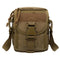 Army Style Oxford Cloth Crossbody Bag 17 X 15 X 8 Cm Shoulder Sling Hand Messenger Bag - Khaki