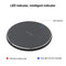 15W Round Desktop Wireless Charger + Type C Cable