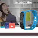 Waterproof Oled Bluetooth Smart Bracelet With Pedometer And Remote Capture For Android / Ios - Blue