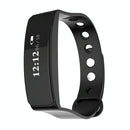 Waterproof Oled Bluetooth Smart Bracelet With Pedometer And Remote Capture For Android / Ios - Blue