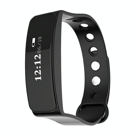 Waterproof Oled Bluetooth Smart Bracelet With Pedometer And Remote Capture For Android / Ios - Blue