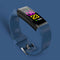 Smart Oled Bracelet With Call Reminder And Health Monitoring - Blue