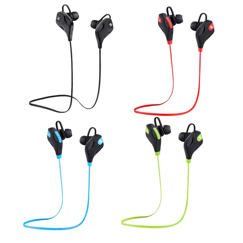 Wireless Bluetooth Earphones with Mic & Control - M8 - Blue