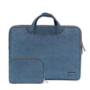 11.6 Inch Simple Business Laptop Bag With Liner - Ls-116 - Canvas Diamond Lattice Light Green
