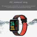 Waterproof Smart Bracelet With Tft Screen And Health Monitoring - Blue