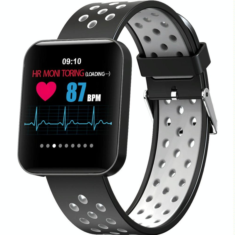 Waterproof Smart Bracelet With Tft Screen And Health Monitoring - Blue