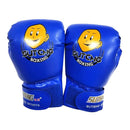 Children'S Cartoon Boxing Gloves - Pu Leather - Blue