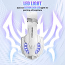 3.5Mm Gaming Headset With Mic & Led For Laptop / Phone - Blue Black