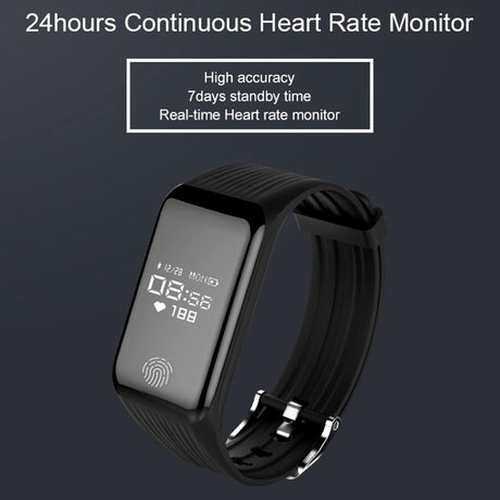 Waterproof Oled Fitness Tracker - Ip67 - Blue