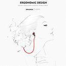 Wireless Sport Bluetooth Earphones with In-line Control - Black - Blue