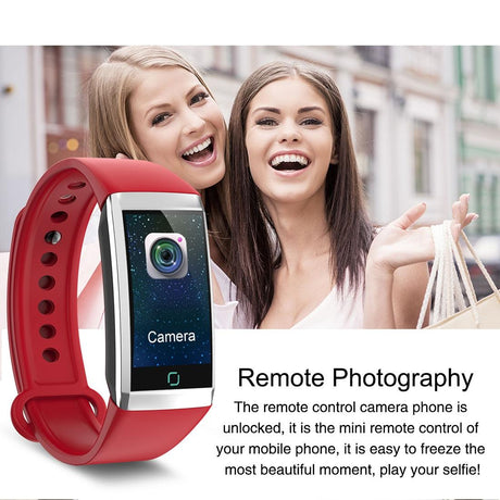 Waterproof Smart Bracelet With Call Reminder And Health Monitoring - Blue