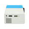 Portable Mini Home Theater Projector - 400 Lumens Hdmi / Av / Sd / Usb Remote Control - Blue