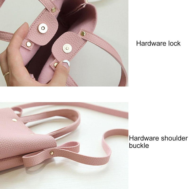 Leisure Single Shoulder Handbag For Mobile Phone - Mini Square
