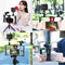 Vlogging Live Broadcast Kit With Led Fill Light Microphone Tripod Mount & Cold Shoe Head