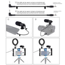 3-In-1 Vlogging Kit With Smartphone Rig Microphone And Led Ring Light
