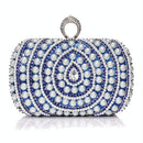 Stylish Pearl Handbag For Fashion Banquets And Parties - Blue