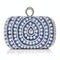 Stylish Pearl Handbag For Fashion Banquets And Parties - Blue