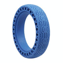 8.5 Electric Scooter Tire for Xiaomi Mijia M365 - Shock-absorbing Honeycomb Design - Blue