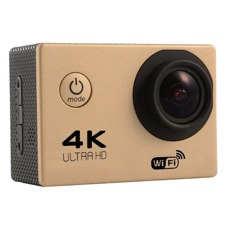 170 Degree Wide Angle Wifi Action Camera With Waterproof Case - Supports 64Gb Micro Sd